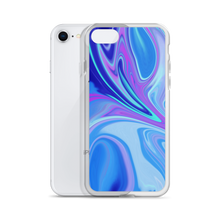 Purple Blue Watercolor iPhone Case by Design Express