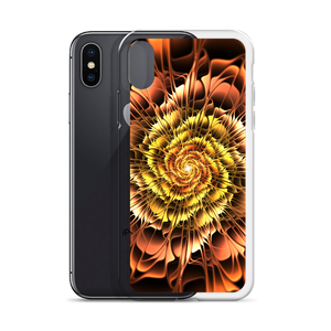 Abstract Flower 01 iPhone Case by Design Express