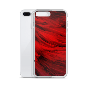 Red Feathers iPhone Case by Design Express