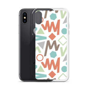 Soft Geometrical Pattern 02 iPhone Case by Design Express