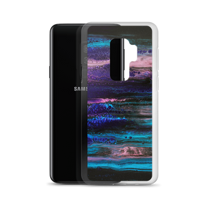 Purple Blue Abstract Samsung Case by Design Express