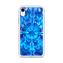 Psychedelic Blue Mandala iPhone Case by Design Express