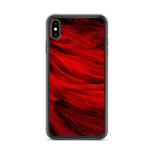 iPhone XS Max Red Feathers iPhone Case by Design Express