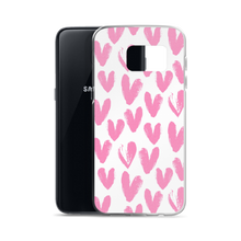 Pink Heart Pattern Samsung Case by Design Express