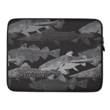 15 in Grey Black Catfish Laptop Sleeve by Design Express