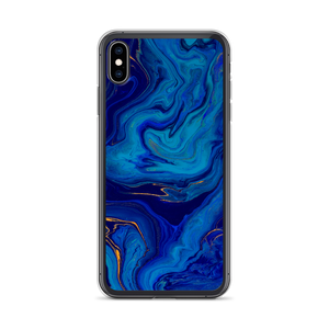 iPhone XS Max Blue Marble iPhone Case by Design Express