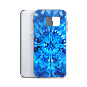 Psychedelic Blue Mandala Samsung Case by Design Express
