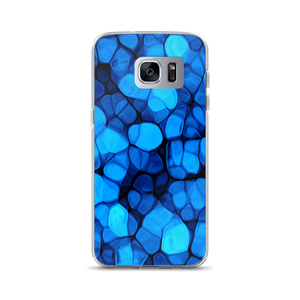 Samsung Galaxy S7 Edge Crystalize Blue Samsung Case by Design Express