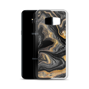 Black Marble Samsung Case by Design Express