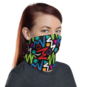 Pop Geometrical Pattern 02 Neck Gaiter Masks by Design Express
