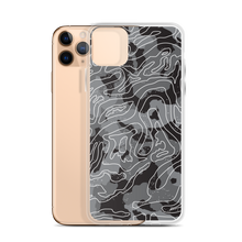 Grey Black Camoline iPhone Case by Design Express