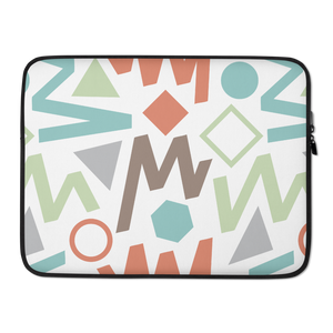 15 in Soft Geometrical Pattern 02 Laptop Sleeve by Design Express
