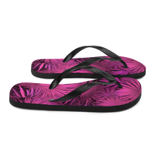 Pink Palm Flip-Flops by Design Express