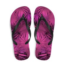 Pink Palm Flip-Flops by Design Express