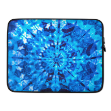 15 in Psychedelic Blue Mandala Laptop Sleeve by Design Express