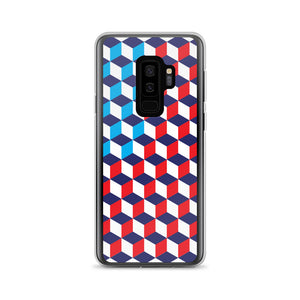 Samsung Galaxy S9+ America Cubes Pattern Samsung Case Samsung Case by Design Express