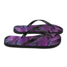 Purple Feathers Flip-Flops by Design Express
