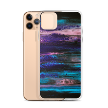 Purple Blue Abstract iPhone Case by Design Express
