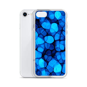 Crystalize Blue iPhone Case by Design Express
