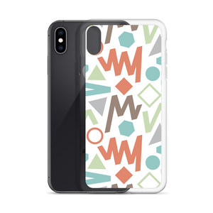 Soft Geometrical Pattern 02 iPhone Case by Design Express