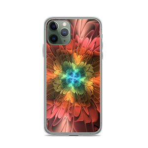 iPhone 11 Pro Abstract Flower 03 iPhone Case by Design Express