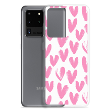 Pink Heart Pattern Samsung Case by Design Express