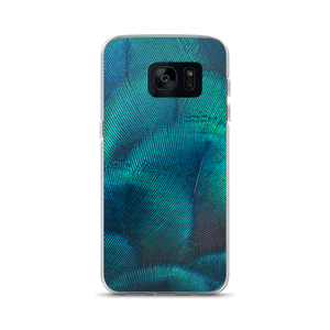 Samsung Galaxy S7 Green Blue Peacock Samsung Case by Design Express