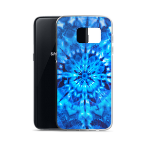 Psychedelic Blue Mandala Samsung Case by Design Express