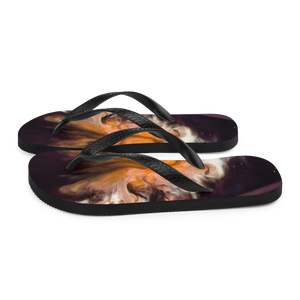 Abstract Painting Flip-Flops by Design Express