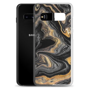 Black Marble Samsung Case by Design Express