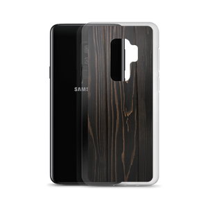 Black Wood Samsung Case by Design Express