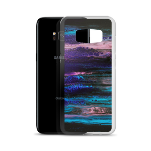Purple Blue Abstract Samsung Case by Design Express