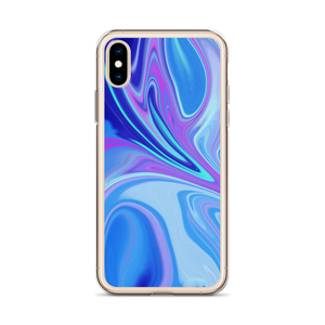 Purple Blue Watercolor iPhone Case by Design Express