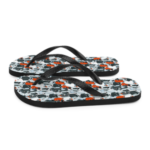 Mask Society Illustration Flip-Flops by Design Express
