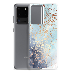 Soft Blue Gold Samsung Case by Design Express