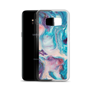 Blue Multicolor Marble Samsung Case by Design Express
