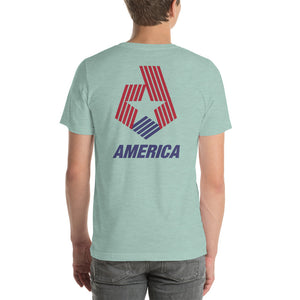 America "Star & Stripes" Back Short-Sleeve Unisex T-Shirt by Design Express
