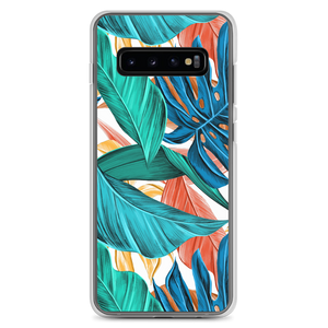 Samsung Galaxy S10+ Tropical Leaf Samsung Case by Design Express