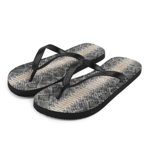 S Snake Skin Print Flip-Flops by Design Express