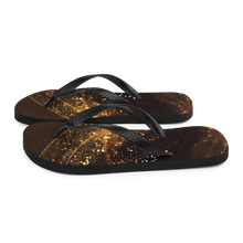 Gold Swirl Flip-Flops by Design Express