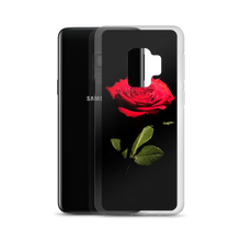 Red Rose on Black Samsung Case by Design Express