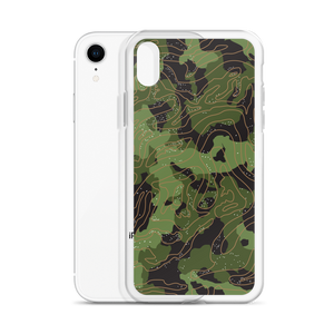Green Camoline iPhone Case by Design Express