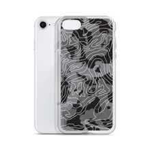 Grey Black Camoline iPhone Case by Design Express
