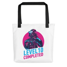 Black Darth Vader Level 10 Completed Tote bag Totes by Design Express