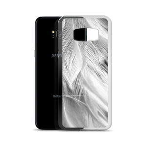 White Feathers Samsung Case by Design Express