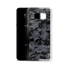Dark Grey Digital Camouflage Print Samsung Case by Design Express