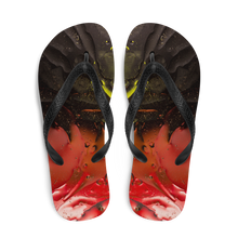 Abstract 02 Black Red Flip-Flops by Design Express
