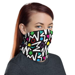 Pop Geometrical Pattern 03 Neck Gaiter Masks by Design Express