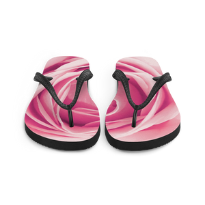 Pink Rose Flip-Flops by Design Express