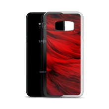 Red Feathers Samsung Case by Design Express